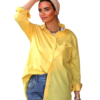 long sleeved plain shirt yellow